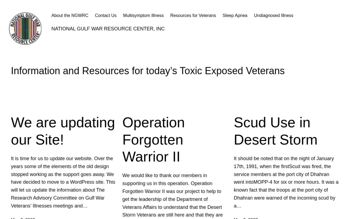 National Gulf War Resource Center