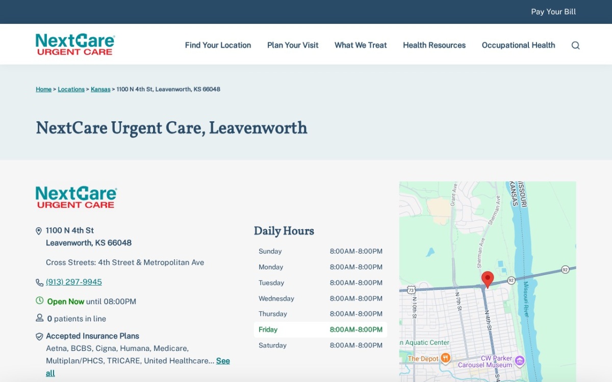 NextCare Urgent Care Leavenworth