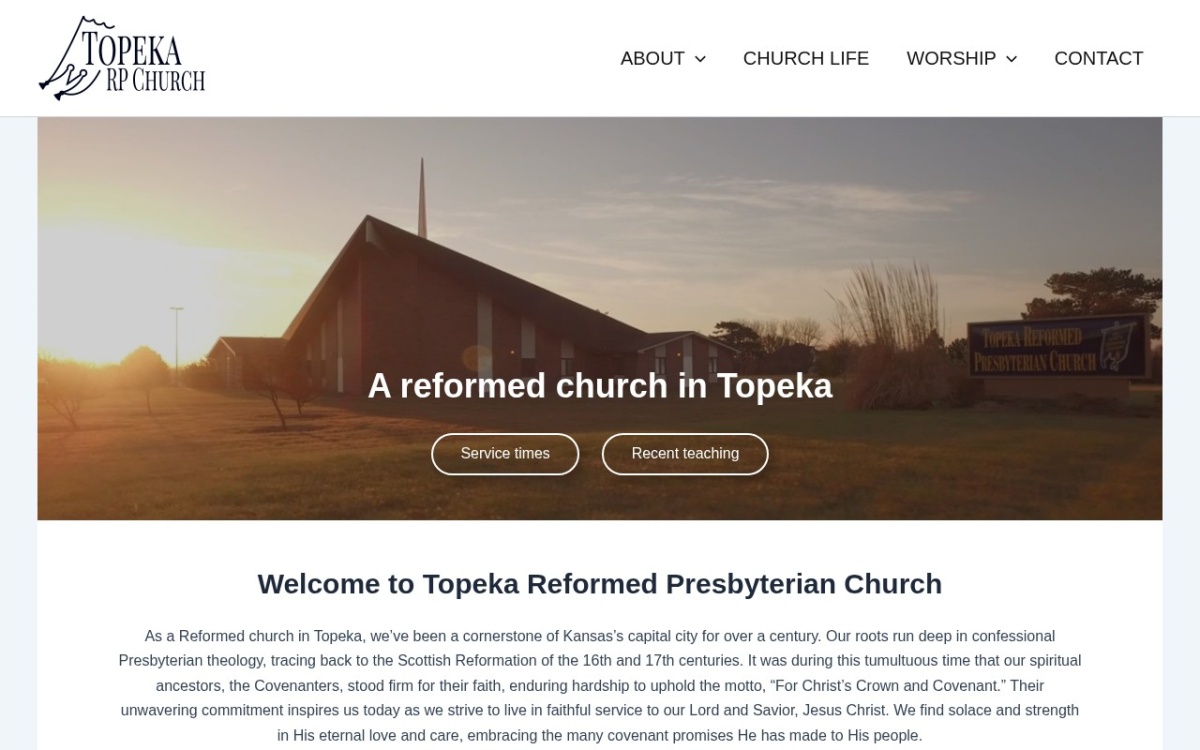Topeka Reformed Presbyterian Church