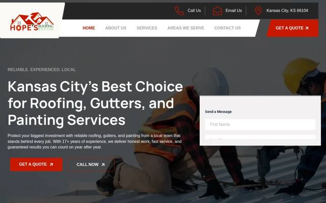 Hope's Roofing Repairs