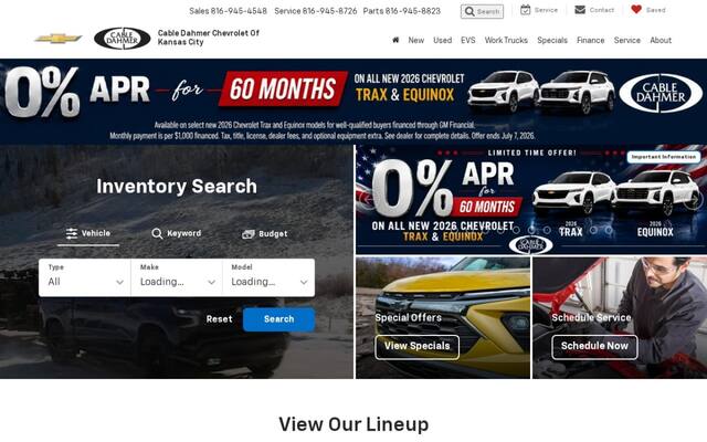 Cable Dahmer Chevrolet of Kansas City Service