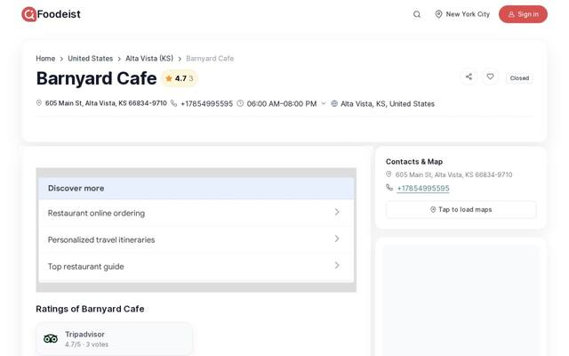 Barnyard Cafe