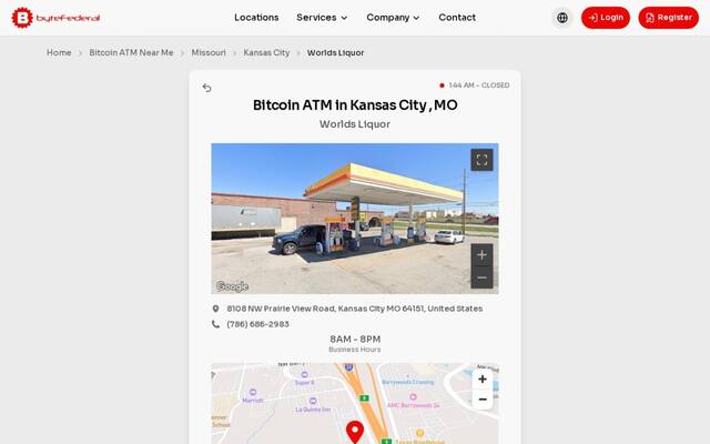Byte Federal Bitcoin ATM (Worlds Liquors)