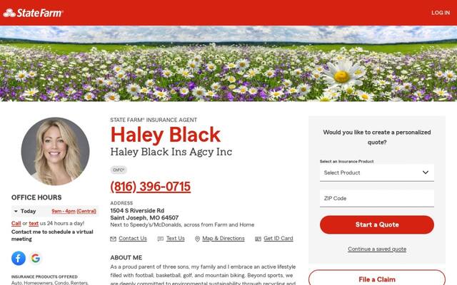 Haley Black - State Farm Insurance Agent