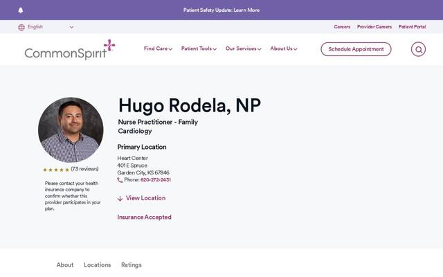Hugo Rodela, NP