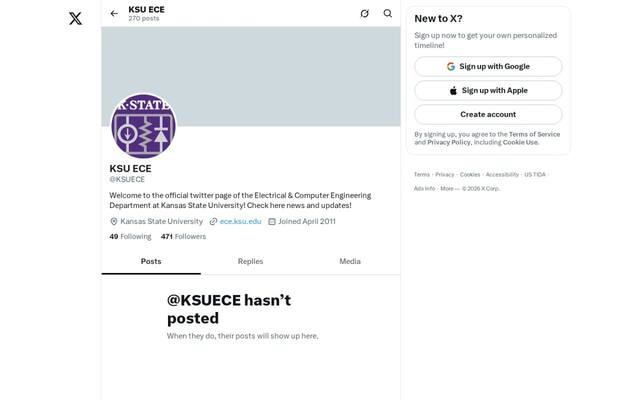 K-State Mike Wiegers Department of Electrical and Computer Engineering