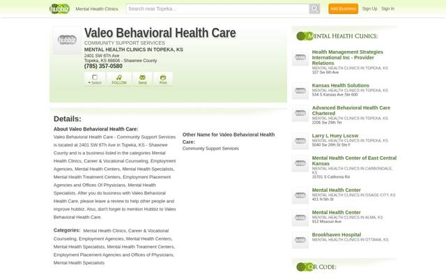 Valeo Behavioral Health Care