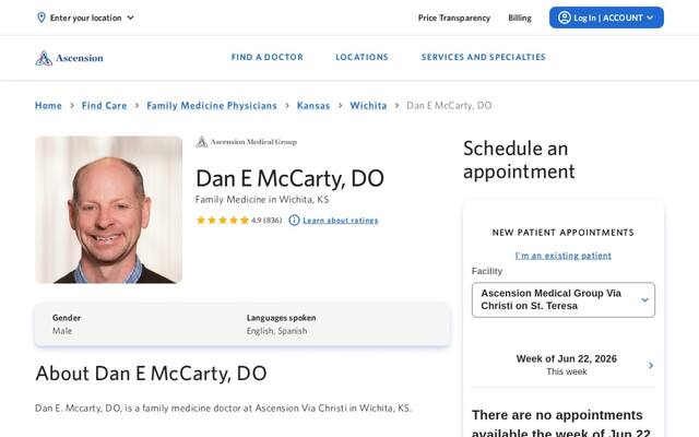 Dan E. McCarty, DO