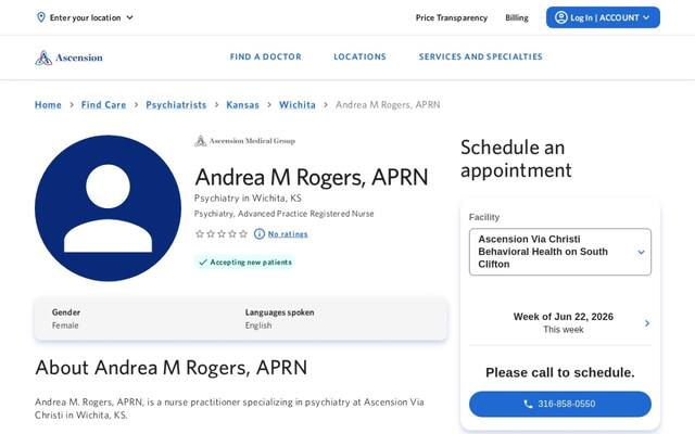 Andrea M. Rogers, APRN