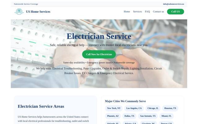 US Electrician Home Service Kansas City