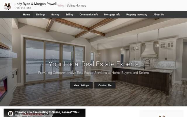 SalinaHomes.com: Jody Ryan & Morgan Powell
