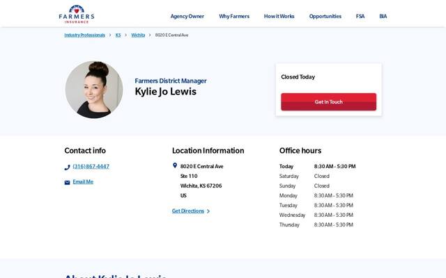 Farmers Insurance District Office of Kylie Lewis