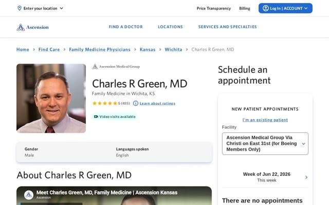 Charles R. Green, MD