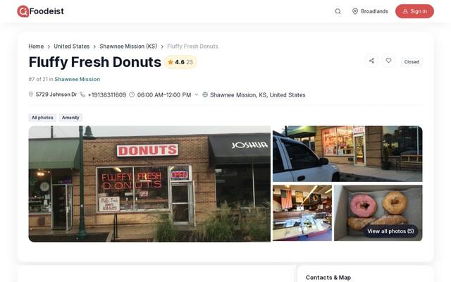 Fluffy Fresh Donuts