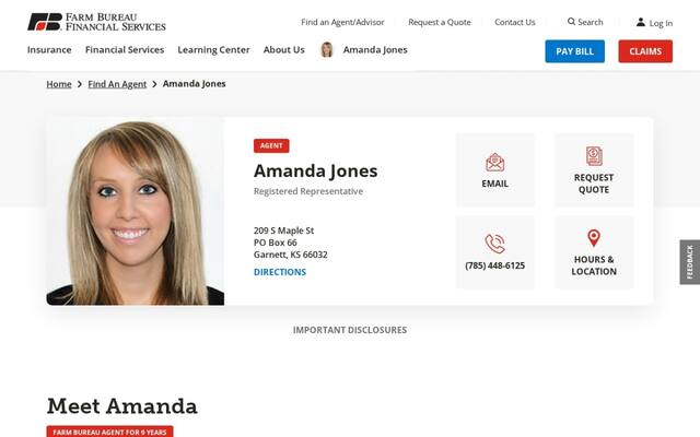 Farm Bureau Financial Services: Amanda Jones