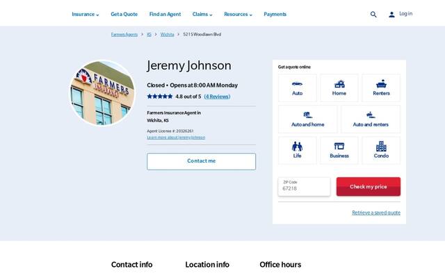 Farmers Insurance - Jeremy Johnson