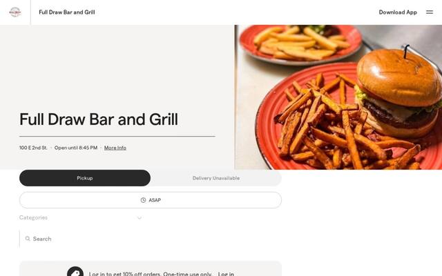 Full Draw Bar & Grill