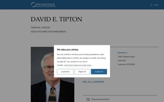 David E Tipton