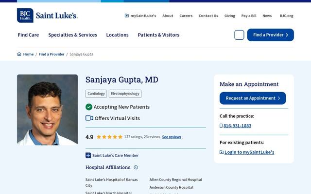 Sanjaya K Gupta, MD