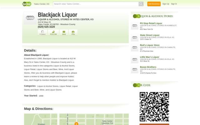 Blackjack Liquor