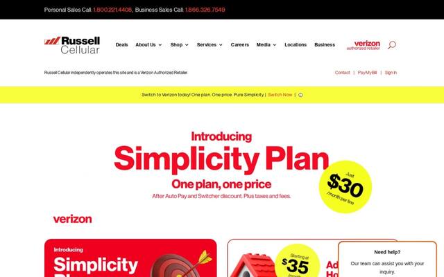 Verizon Authorized Retailer - Russell Cellular
