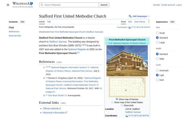 First Methodist Episcopal Church (Stafford, Kansas)