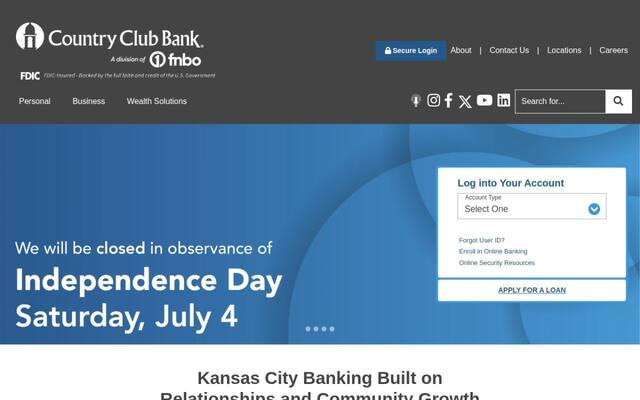 Country Club Bank, Trafficway