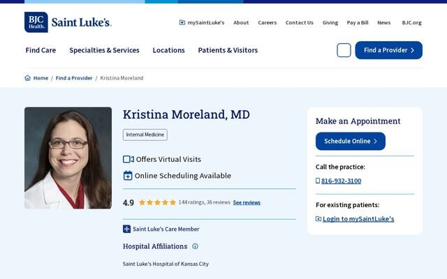 Kristina Michelle Moreland, MD
