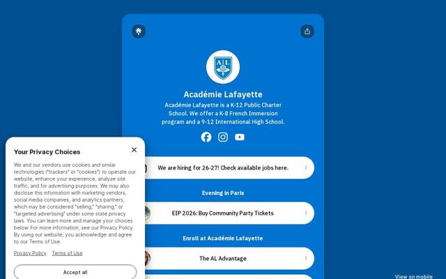 Academie Lafayette - Armour Campus