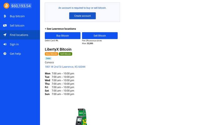 LibertyX Bitcoin ATM