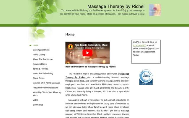 Massage Therapy by Richel