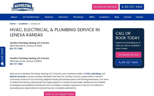 Hamilton Plumbing, Heating, A/C & Rooter