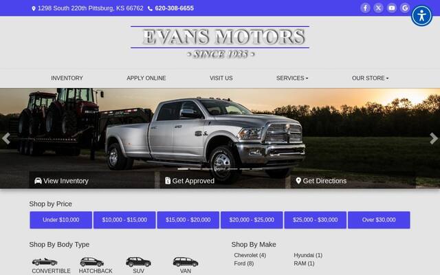 Evans Motors