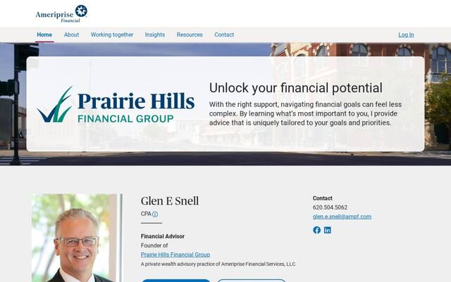 Glen E Snell - Private Wealth Advisor, Ameriprise Financial Services