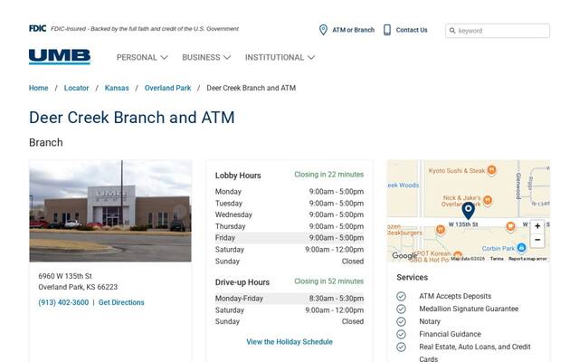 UMB Bank (with drive-thru services)