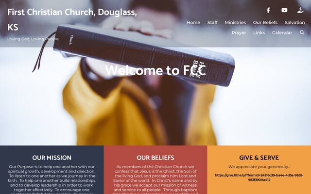 First Christian Church (Disciples of Christ), Douglass, KS