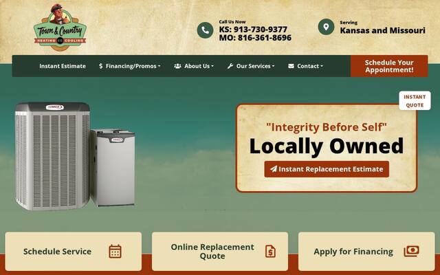 Town & Country Heating And Cooling Co.