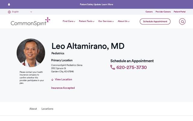 Leo Altimirano, MD