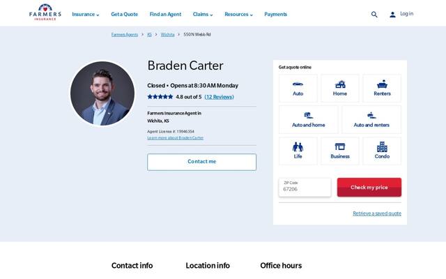Farmers Insurance - Braden Carter