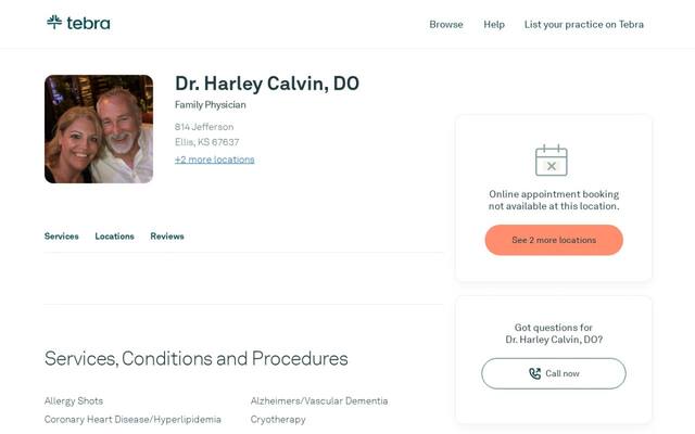 Dr. Harley Calvin, Abfm