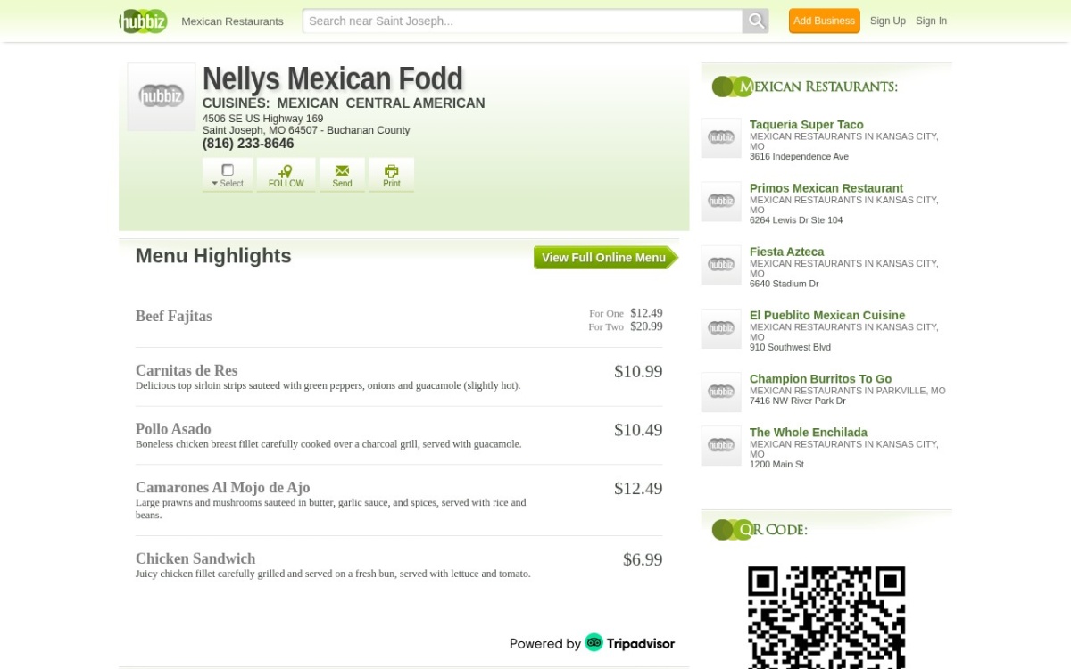 Nelly's Mexican Food