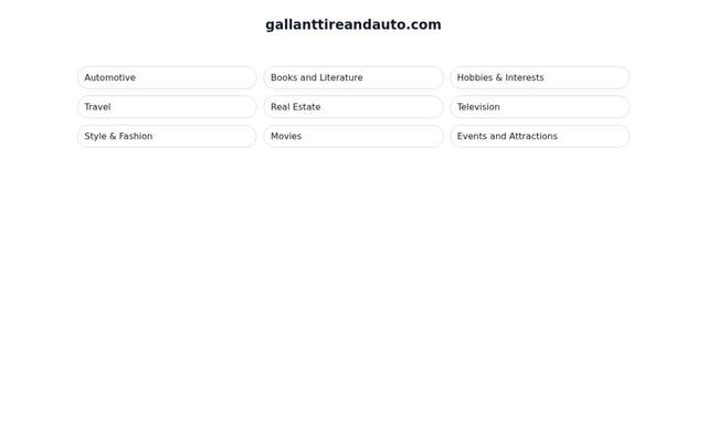 Gallant Tire and Automotive