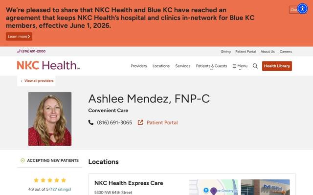 Ashlee Mendez, FNP-C