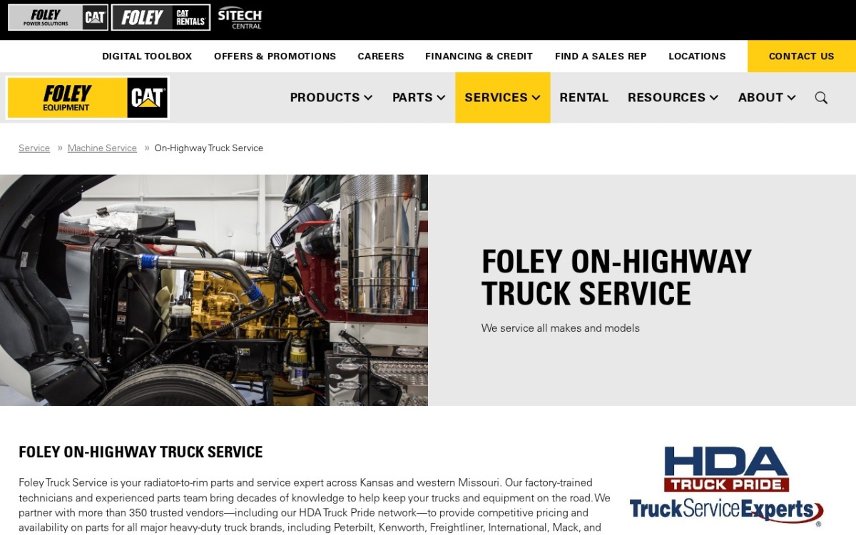 Foley RIG360 Truck Service & Repair