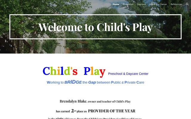 Child's Play Preschool and Daycare Center
