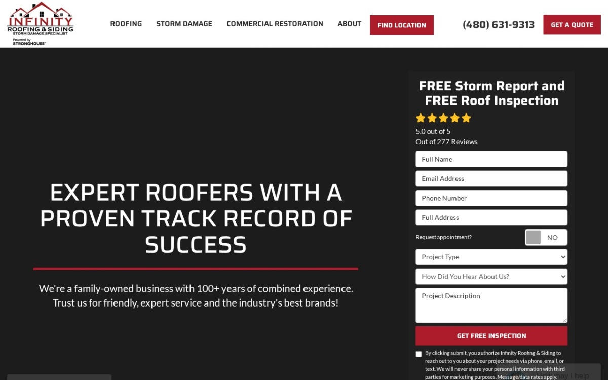 Infinity Roofing & Siding
