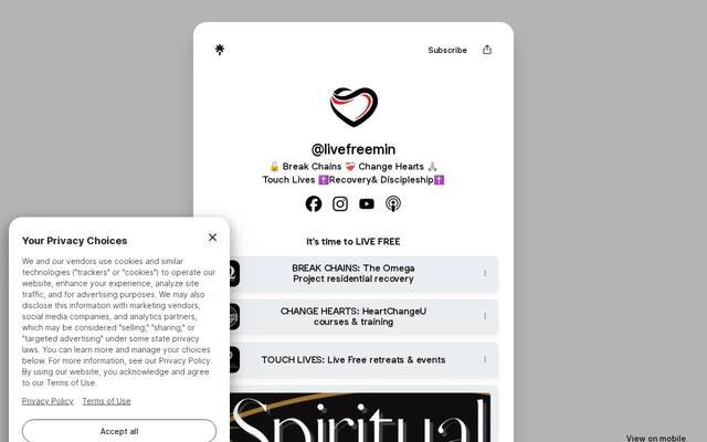 Live Free Ministries