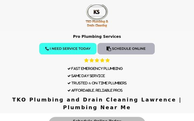 TKO Plumbing and Drain Cleaning Lawrence