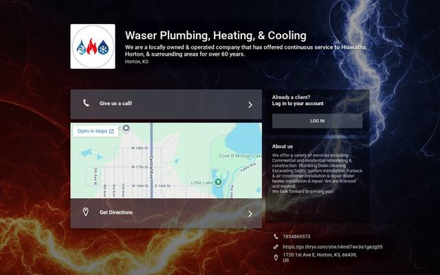 Waser Plumbing Heating & Cooling