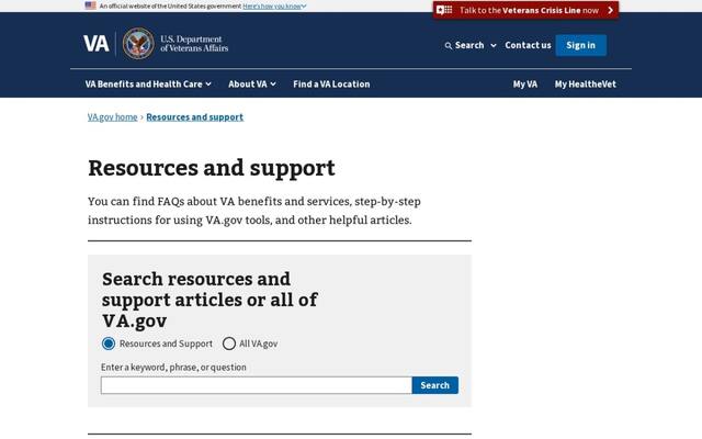 VA Health Resource Center